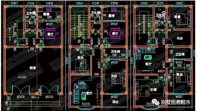 幾款面寬10米以下的農(nóng)村自建房設(shè)計(jì)，小宅基也能用
