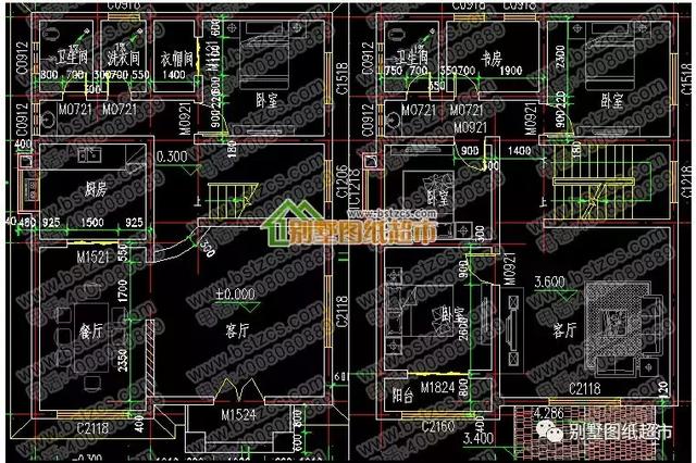 幾款面寬10米以下的農(nóng)村自建房設(shè)計(jì)，小宅基也能用