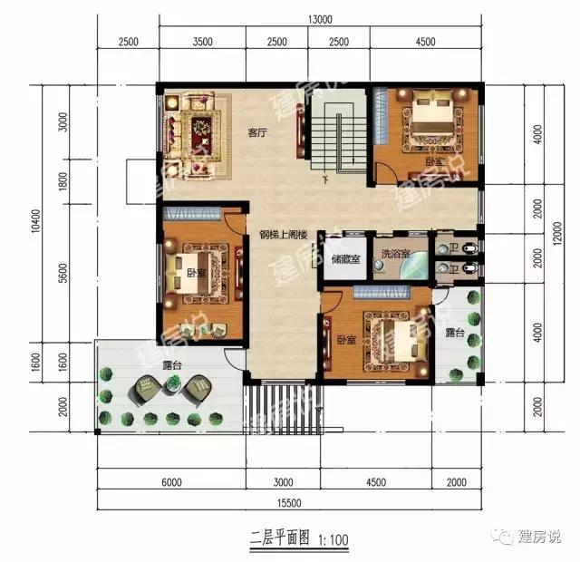 3款帶庭院的農(nóng)村自建房方案，休閑宜居