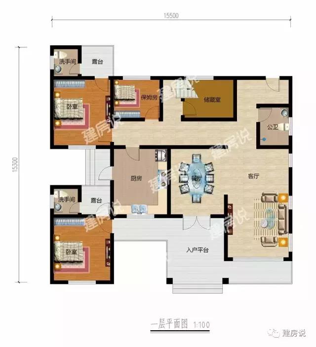 3款帶庭院的農(nóng)村自建房方案，休閑宜居