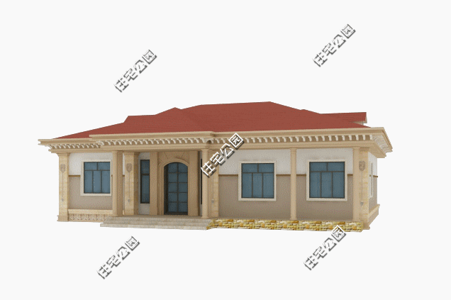 16X11米農(nóng)村一層小平房設(shè)計(jì)方案圖，適合養(yǎng)老！