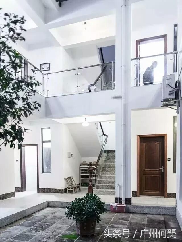 廣東農(nóng)村一中式別墅實拍，路過的都駐足欣賞