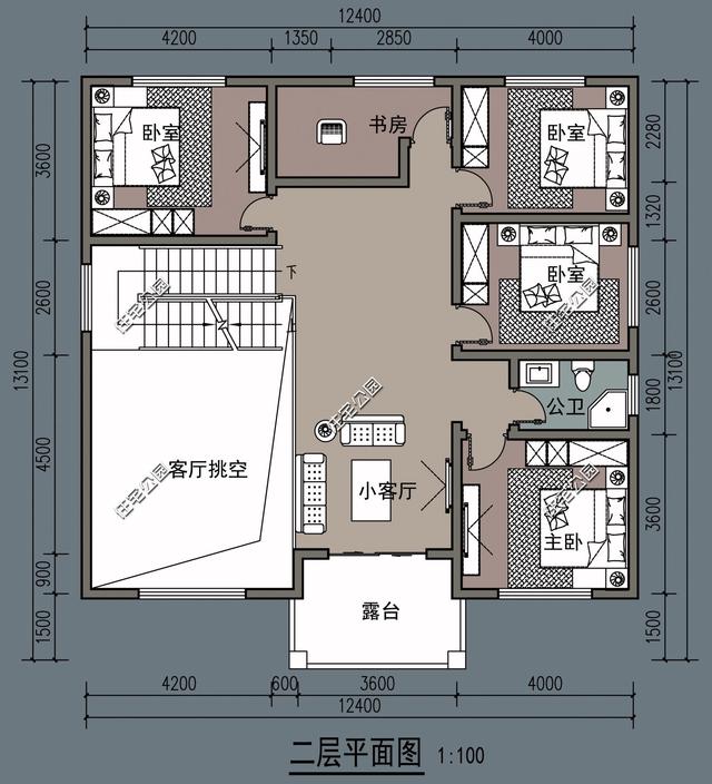 幾套帶車庫的農(nóng)村自建別墅戶型方案，沒車庫都不敢叫別墅