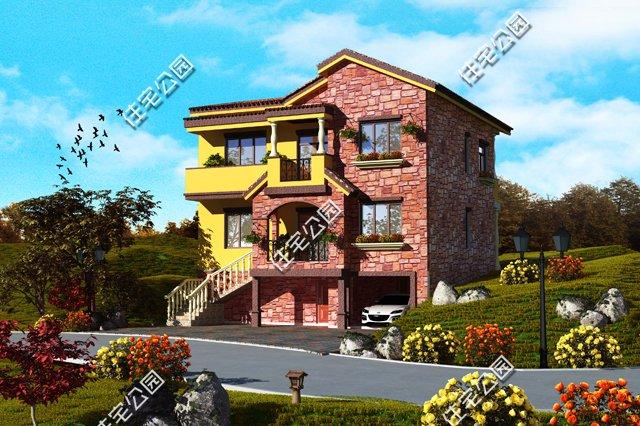 幾套帶車庫的農(nóng)村自建別墅戶型方案，沒車庫都不敢叫別墅