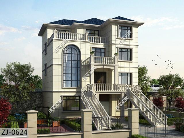 幾套帶車庫的農(nóng)村自建別墅戶型方案，沒車庫都不敢叫別墅