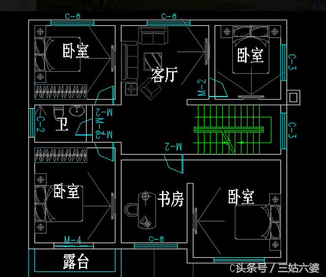 2023農(nóng)村建的最多的2款二層小別墅戶型，爆款是有理由的