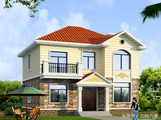 2023農(nóng)村建的最多的2款二層小別墅戶型，爆款是有理由的