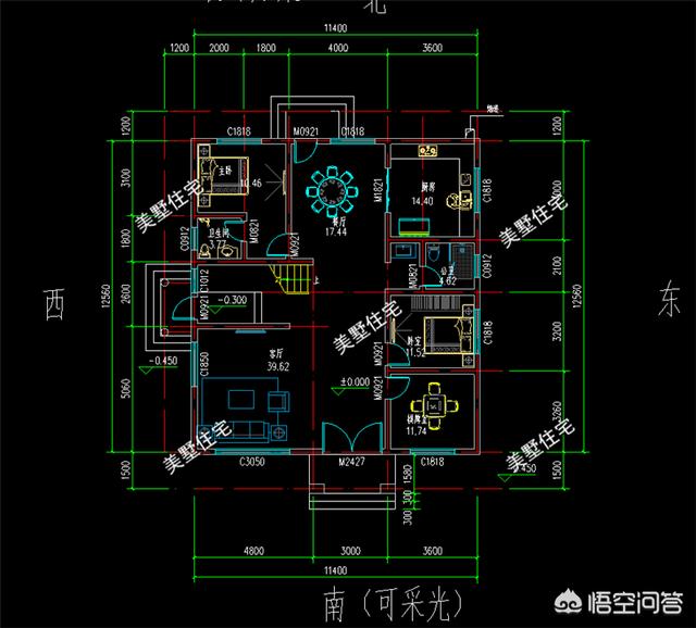 農(nóng)村12米×12米自建三層別墅的設(shè)計(jì)圖，有比較好的推薦嗎？