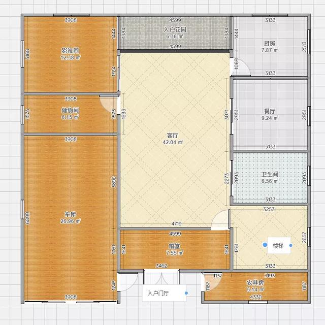 農(nóng)村12米×12米自建三層別墅的設(shè)計(jì)圖，有比較好的推薦嗎？
