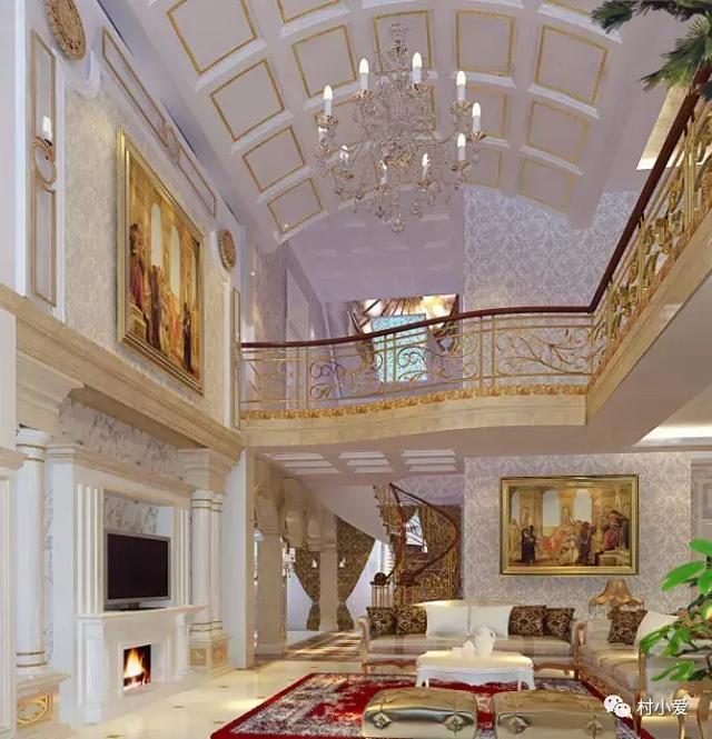 13X13m簡約挑空客廳歐式三層別墅方案圖，采光通風(fēng)好