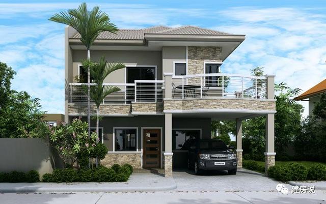 12款現(xiàn)代時(shí)尚的小別墅外觀圖，看膩了歐美別墅換換