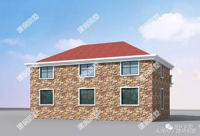 2款文化石外墻的兩層自建樓房，看下你喜歡哪個戶型？