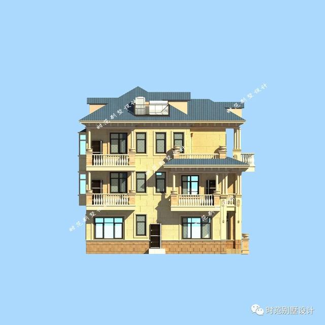 12X12米樓中樓歐式三層別墅設(shè)計(jì)圖，第一眼就愛上了