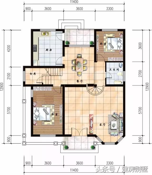 在鄉(xiāng)村20萬就能建起來的二層歐式小別墅，附方案圖和施工過程