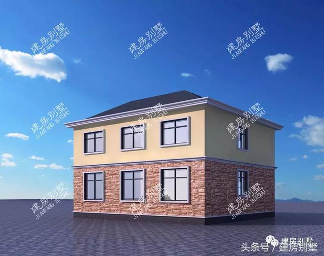 面寬11米左右的兩層別墅小樓設計圖，這2款很受歡迎