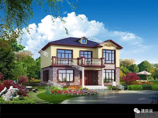 5款全新設(shè)計(jì)的兩層小樓房設(shè)計(jì)圖，回家建一棟，不再漂泊