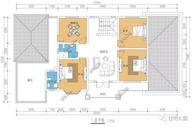 12X23米的雙層別墅，冬暖夏涼，含全圖預(yù)算
