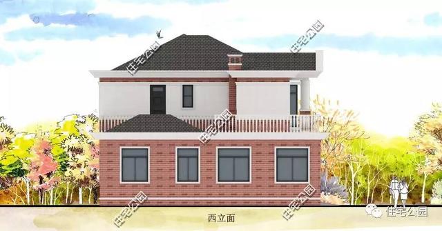 12X23米的雙層別墅，冬暖夏涼，含全圖預(yù)算