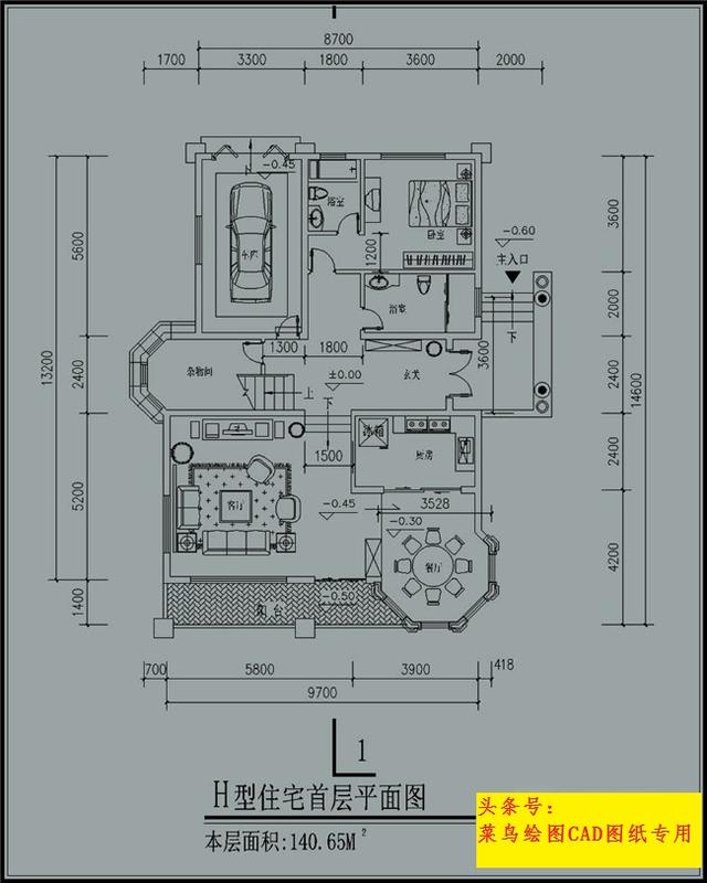24萬建2層別墅！歐式款方正戶型，帶八角亭外觀、玄關(guān)、車庫