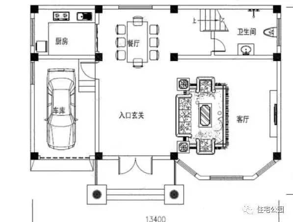 江西網(wǎng)友65萬建別墅，內(nèi)部設(shè)計(jì)美，外有小溪環(huán)繞！