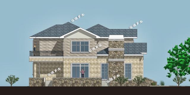 二層磚混結(jié)構(gòu)鄉(xiāng)間小別墅全套圖紙分享！