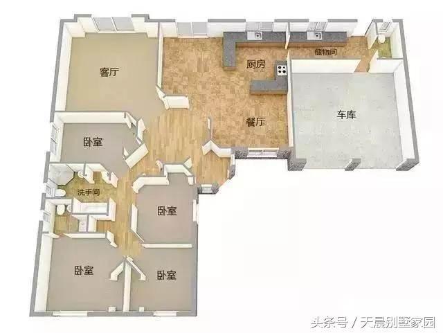 5套農(nóng)村自建一層別墅，一套比一套大氣美觀！含設(shè)計(jì)圖