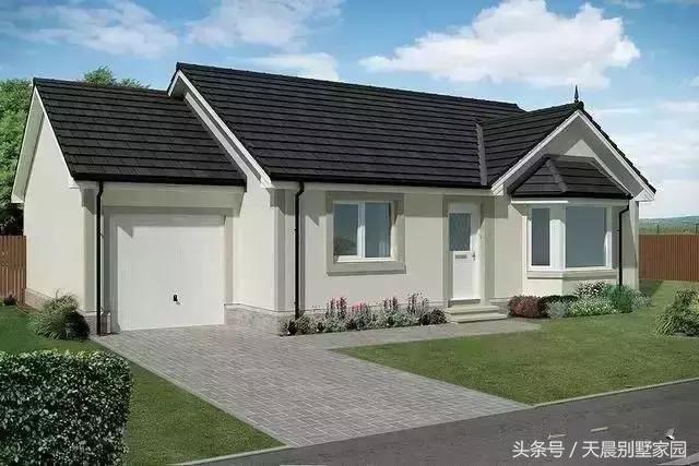 5套農(nóng)村自建一層別墅，一套比一套大氣美觀！含設(shè)計(jì)圖