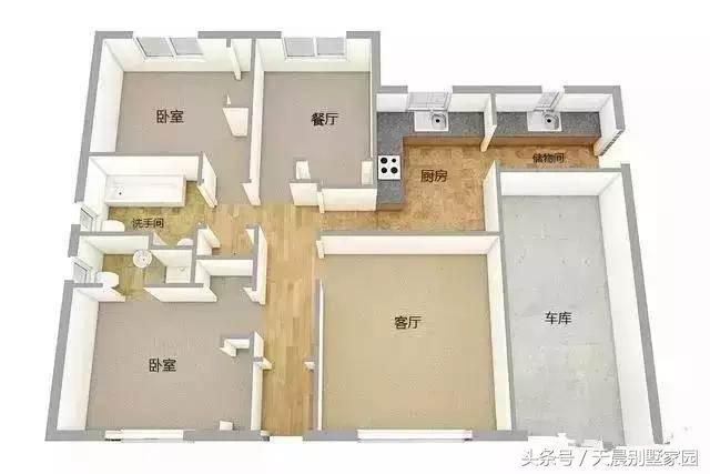 5套農(nóng)村自建一層別墅，一套比一套大氣美觀！含設(shè)計(jì)圖