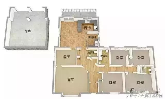 5套農(nóng)村自建一層別墅，一套比一套大氣美觀！含設(shè)計(jì)圖