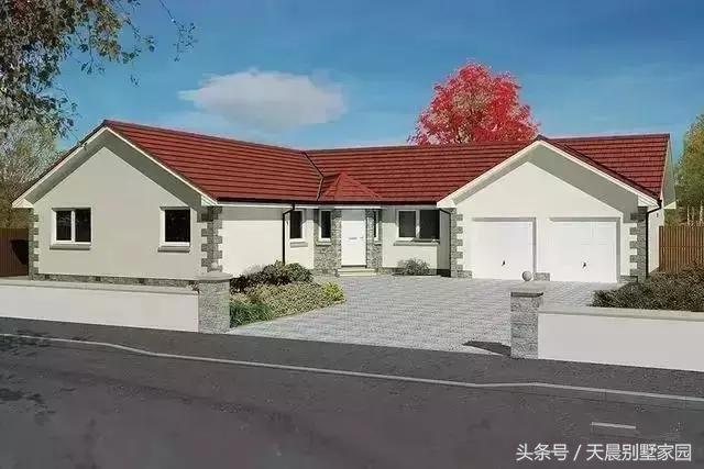 5套農(nóng)村自建一層別墅，一套比一套大氣美觀！含設(shè)計(jì)圖