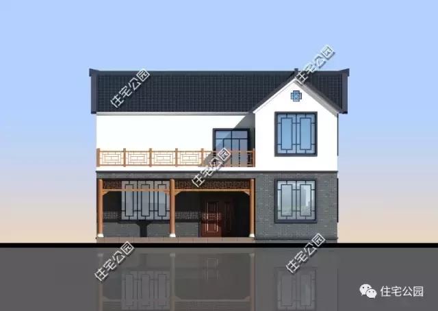 13X13米農(nóng)村2層別墅，布局有序風(fēng)景好，含預(yù)算！