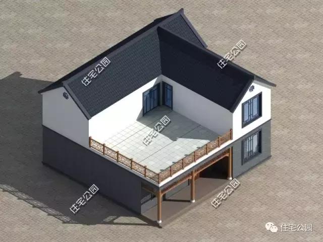 13X13米農(nóng)村2層別墅，布局有序風(fēng)景好，含預(yù)算！