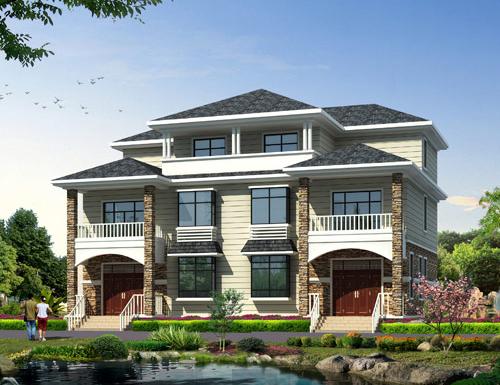 7套適合農(nóng)村自建的雙拼別墅，5套最美，6套最便宜