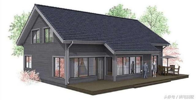 單層帶閣樓，適合限高地區(qū)農(nóng)村自建房，您看這個怎么樣？