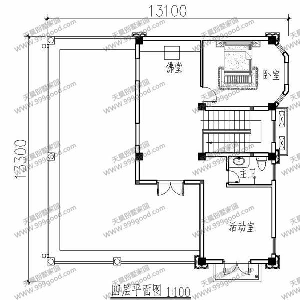 農(nóng)村四層歐式別墅設(shè)計(jì)圖，別具一格的奢華享受！