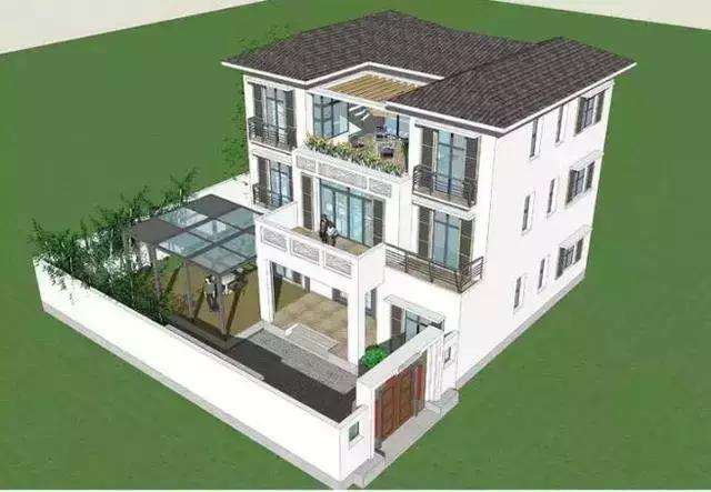 有“堂屋“還帶庭院的別墅，40萬(wàn)都不到，要什么自行車(chē)！