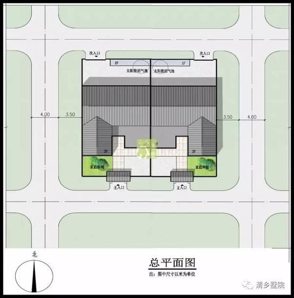 17X17米方正農(nóng)村別墅，旋轉(zhuǎn)樓梯雙車庫，秒殺城里商品房！