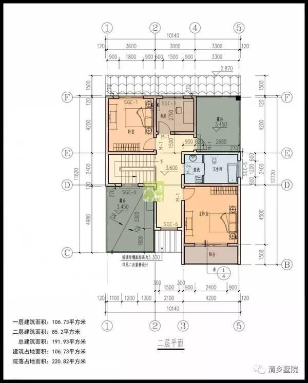 17X17米方正農(nóng)村別墅，旋轉(zhuǎn)樓梯雙車庫，秒殺城里商品房！