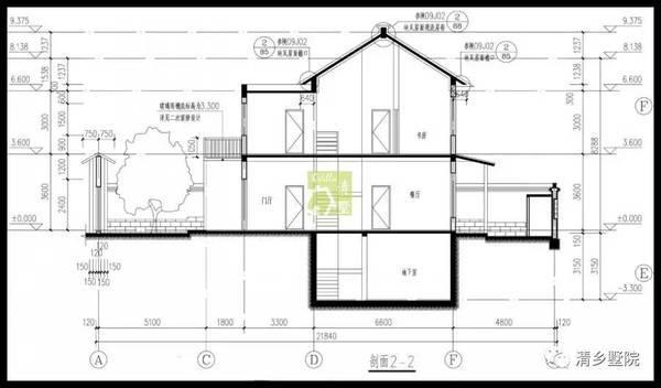 17X17米方正農(nóng)村別墅，旋轉(zhuǎn)樓梯雙車庫，秒殺城里商品房！