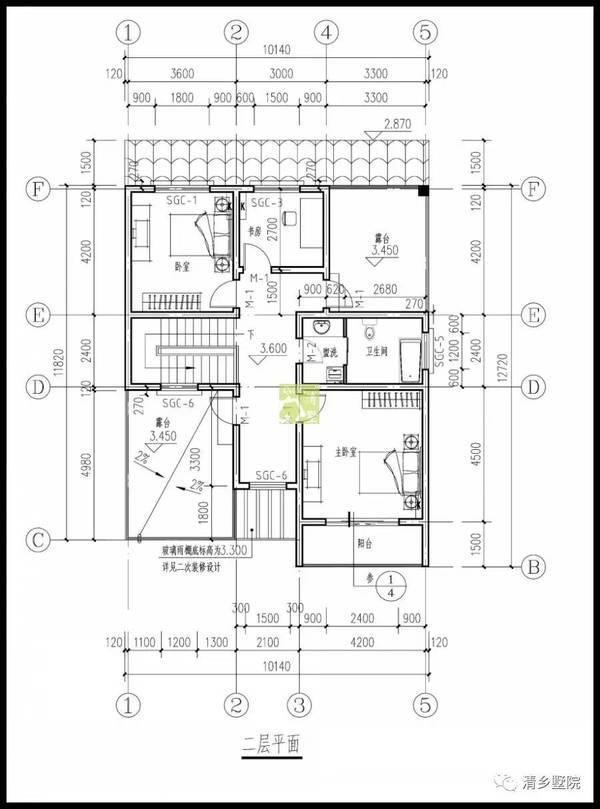 17X17米方正農(nóng)村別墅，旋轉(zhuǎn)樓梯雙車庫，秒殺城里商品房！