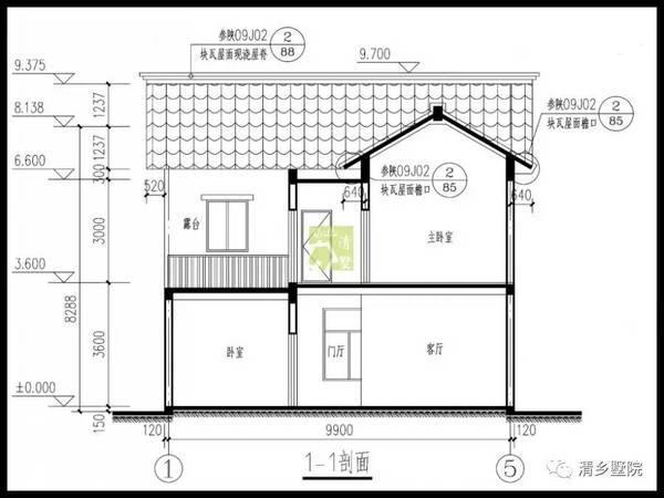 17X17米方正農(nóng)村別墅，旋轉(zhuǎn)樓梯雙車庫，秒殺城里商品房！
