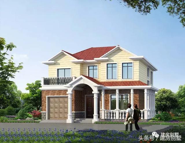 3棟面寬11米的二層房屋設(shè)計(jì)方案圖，準(zhǔn)備20萬(wàn)開(kāi)建