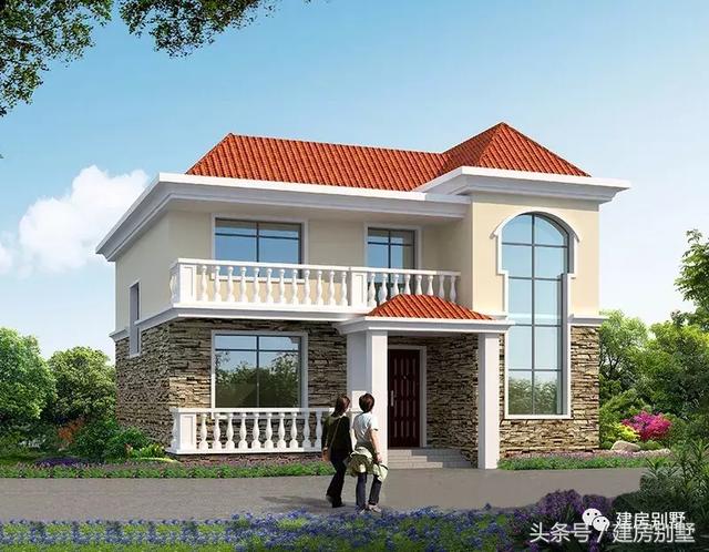 3棟面寬11米的二層房屋設(shè)計(jì)方案圖，準(zhǔn)備20萬(wàn)開(kāi)建