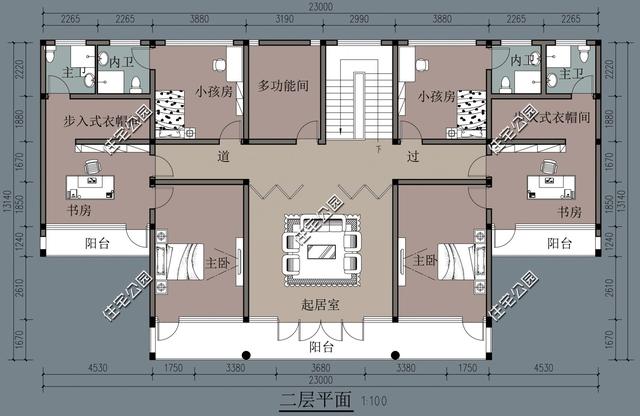幾款帶院子的傳統(tǒng)中式房屋設(shè)計方案圖，古香古色
