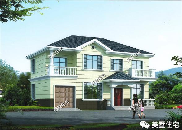 12款兩層小樓房外觀效果圖，風(fēng)格樣式各異