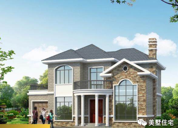 12款兩層小樓房外觀效果圖，風(fēng)格樣式各異