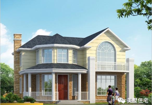 12款兩層小樓房外觀效果圖，風(fēng)格樣式各異