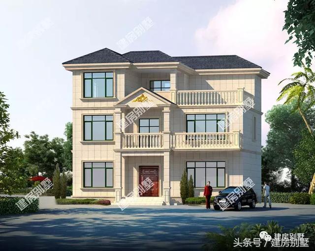 同樣開間12.8米的兩套三層別墅設(shè)計(jì)方案，你會(huì)選哪個(gè)？