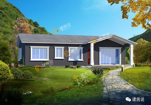 適合北方人建造的一層別墅設(shè)計圖紙