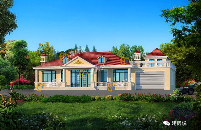 適合北方人建造的一層別墅設(shè)計圖紙